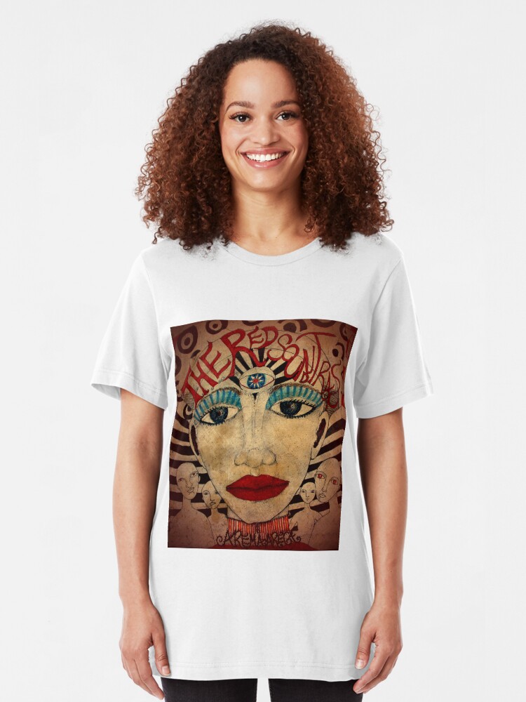 Vista alternativa de Camiseta ajustada The Red Soundtracks - Art Cover