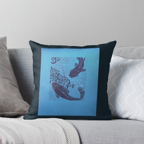 Artikelvorschau, fish in blue entworfen und verkauft von Leanne Inwood.