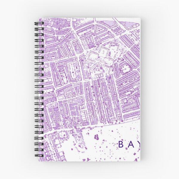 Item preview, Bayswater London Neighbourhood Buildings Map designed and sold by Mapozoid.