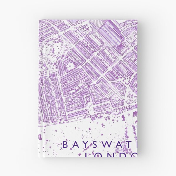 Item preview, Bayswater London Neighbourhood Buildings Map designed and sold by Mapozoid.