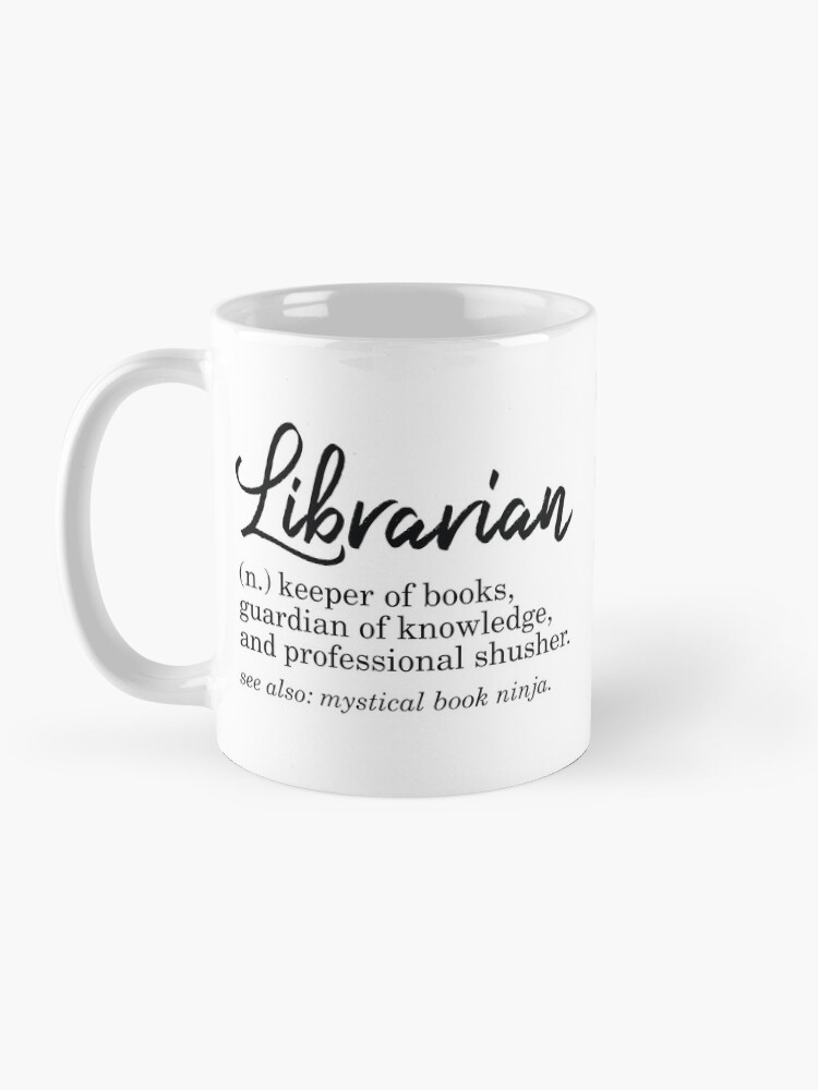 Alternate view of Librarian Funny Definition Coffee Mug