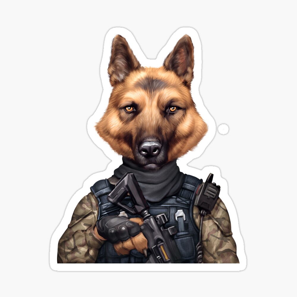 german shepherd military vest