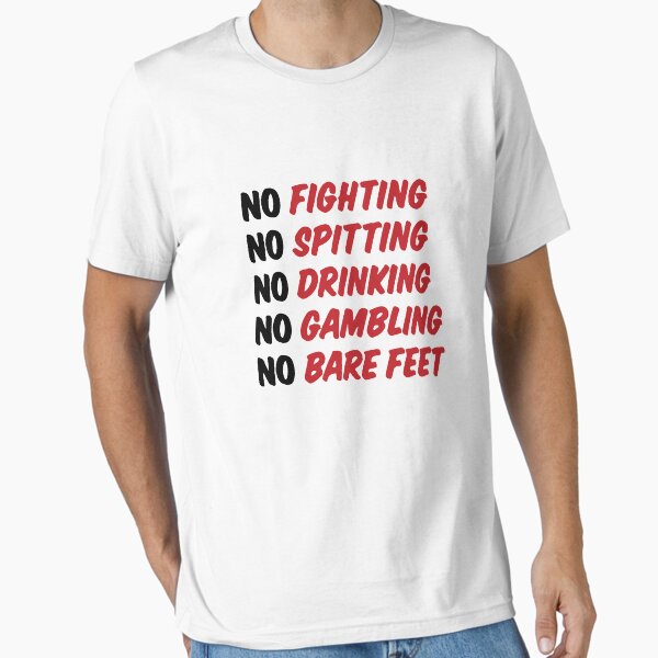 Item preview, No Fighting, No Spitting, No Drinking, No Gambling, No Bare Feet designed and sold by Primotees.