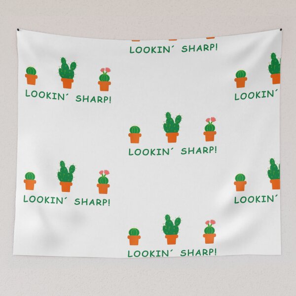 Item preview, LOOKIN SHARP! FUNNY CACTUS QUOTE GIFT IDEA designed and sold by JamesandLuis.