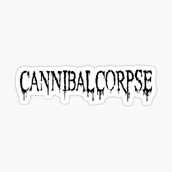 Cannibal Corpse Logo Sticker