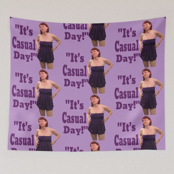 Item preview, "it's casual day!" designed and sold by TheBoyTeacher.