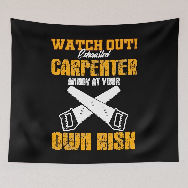 Item preview, Carpenter carpentry artisan woodwork builder gift designed and sold by design2try.