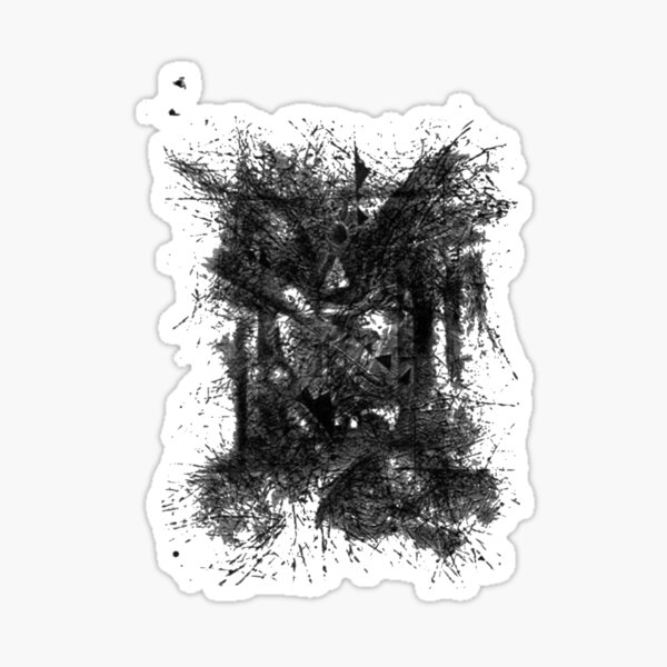 #illustration, #engraving, #tree, #one, #winter, #old, #etching, #snow, #monochrome Sticker