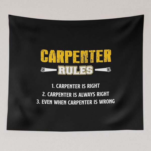 Item preview, Carpenter carpentry artisan woodwork builder gift designed and sold by design2try.