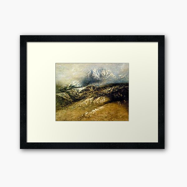 #Mountains #Landscape, #Outdoors, #Tawlula, Panoramic, Weather Framed Art Print