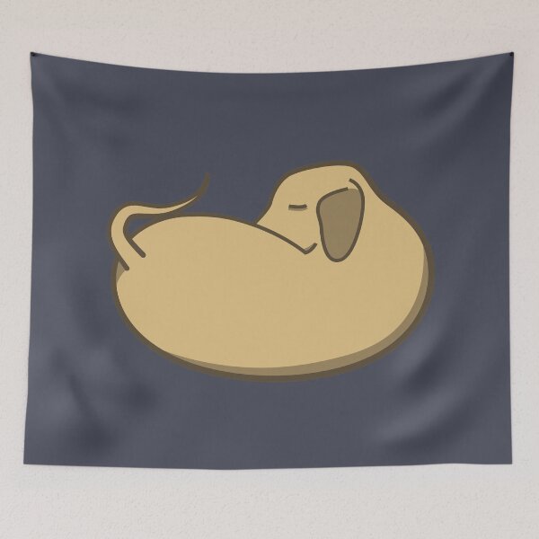 Item preview, Sleepy Bean Dog designed and sold by BriteVan.