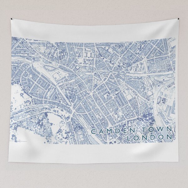 Item preview, Camden Town London Neighbourhood Buildings Map  designed and sold by Mapozoid.