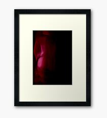 Figure in Red Framed Print