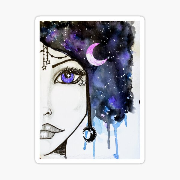 Moon Goddess Sticker