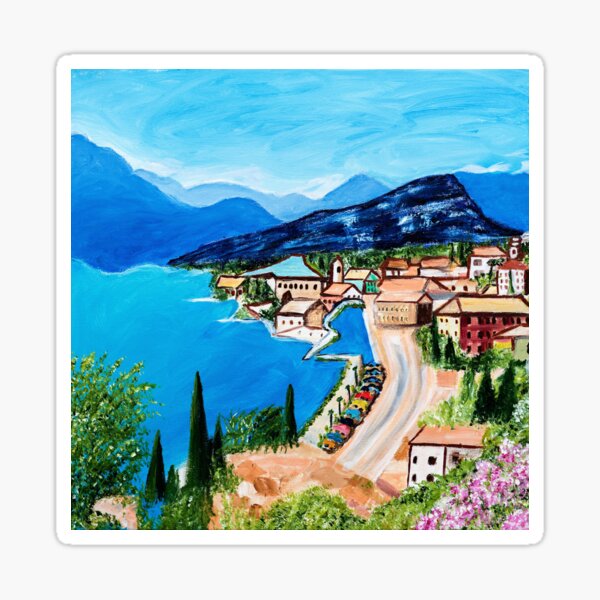 Item preview, Lake Garda, Italy designed and sold by artbydanielle.