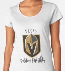 Vegas Golden Knights Glitter Premium Scoop T-Shirt