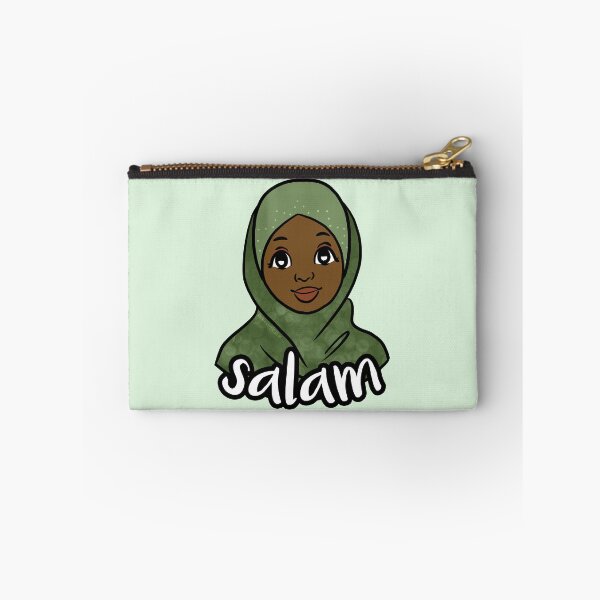 Item preview, Original Muslim Me Green Hijabi Cartoon designed and sold by Emma Apple.