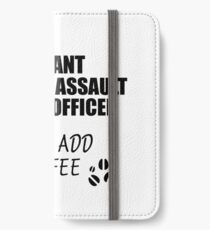 Armored Assault Vehicle Officer Instant Just Add Coffee Funny Gift Idea for Coworker Present Workplace Joke Office iPhone Wallet/Case/Skin