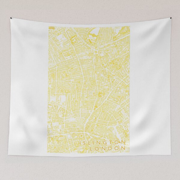 Item preview, Islington London Neighbourhood Buildings Map designed and sold by Mapozoid.