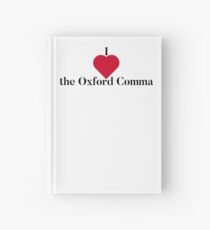 Cuaderno de tapa dura Amo la coma de Oxford