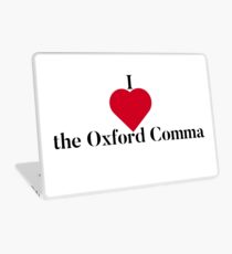 Vinilo para portátil Amo la coma de Oxford