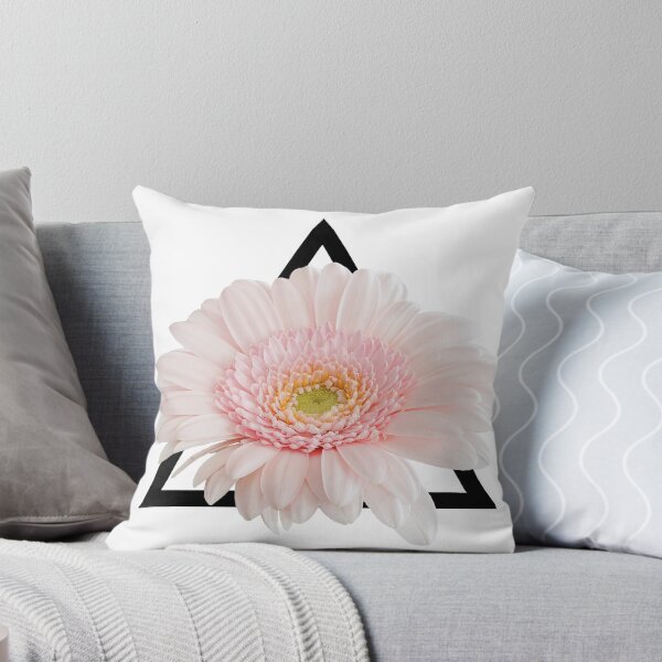 Item preview, Triangle Flowers - Pink Daisy Unbound designed and sold by UsernameIsInUse.