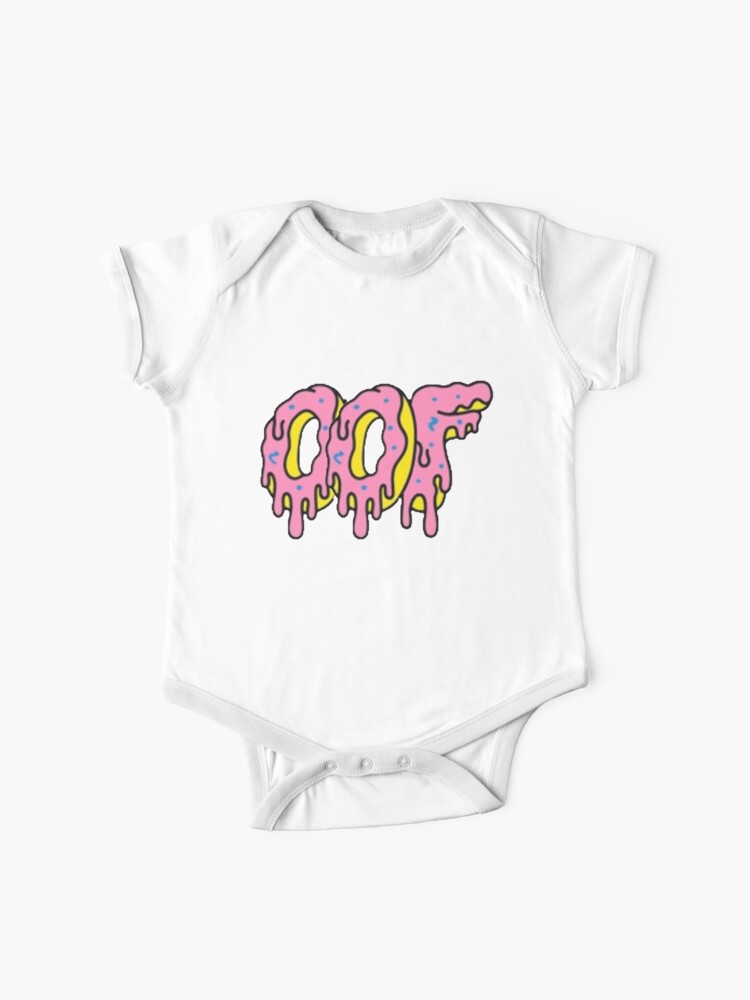 Oof Donut Baby One Piece By Lukaslabrat Redbubble - roblox oof kids babies clothes redbubble