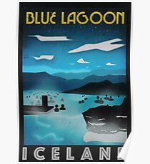 Island: Blaue Lagune Poster