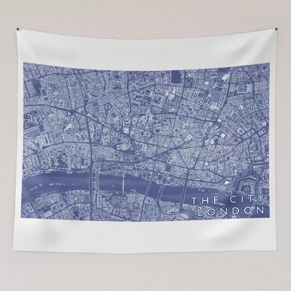 Item preview, City of London Neighbourhood Buildings Map designed and sold by Mapozoid.