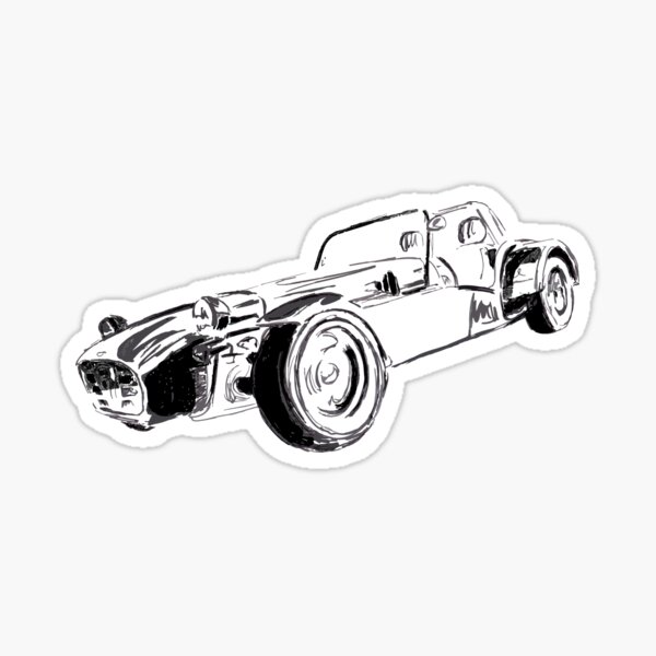 Lotus Caterham 7 voiture de sport britannique Sticker