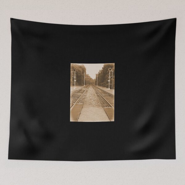 Item preview, #138  Train Tracks In Sepia designed and sold by MyInnereyeMike.