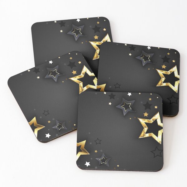 Item preview, Gray Background with Black Stars designed and sold by Blackmoon9.