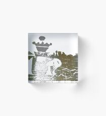 Sausalito - Metallic Mood Acrylic Block