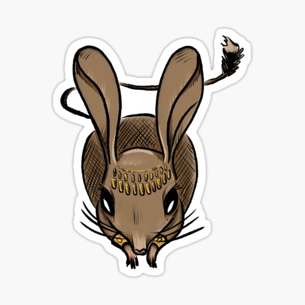 Cute Arabian Jerboa Sticker