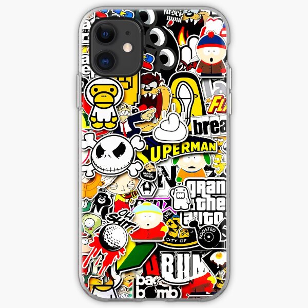 Bape Bomb Collage iPhone Soft Case