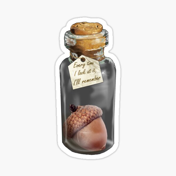Bilbo's acorn Sticker