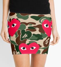 Bape Camo Love Minirock