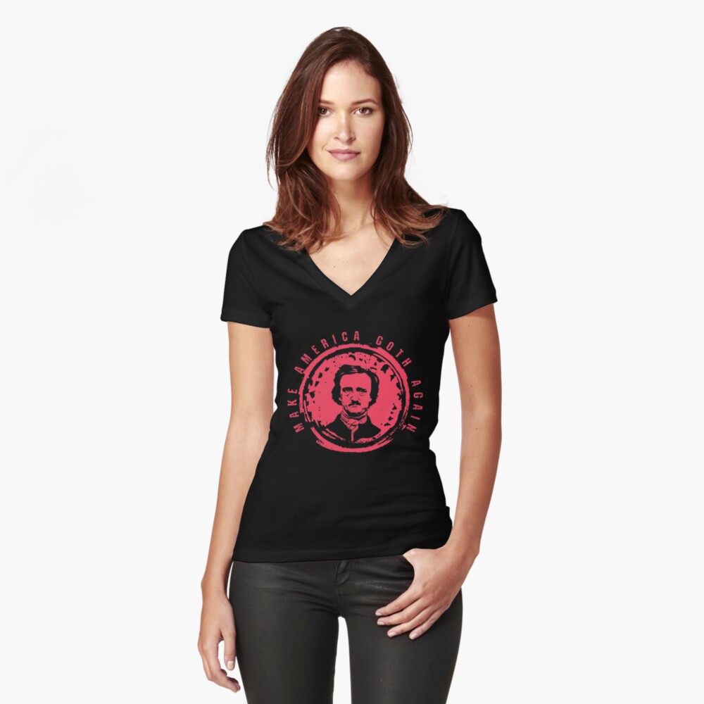 Artikel-Vorschau von Tailliertes T-Shirt mit V-Ausschnitt, designt und verkauft von yeoys.