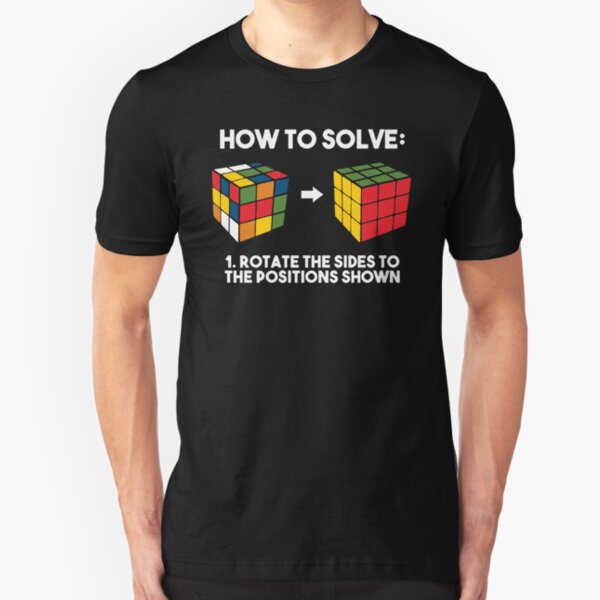 Rubiks Cube Slim Fit T-Shirt