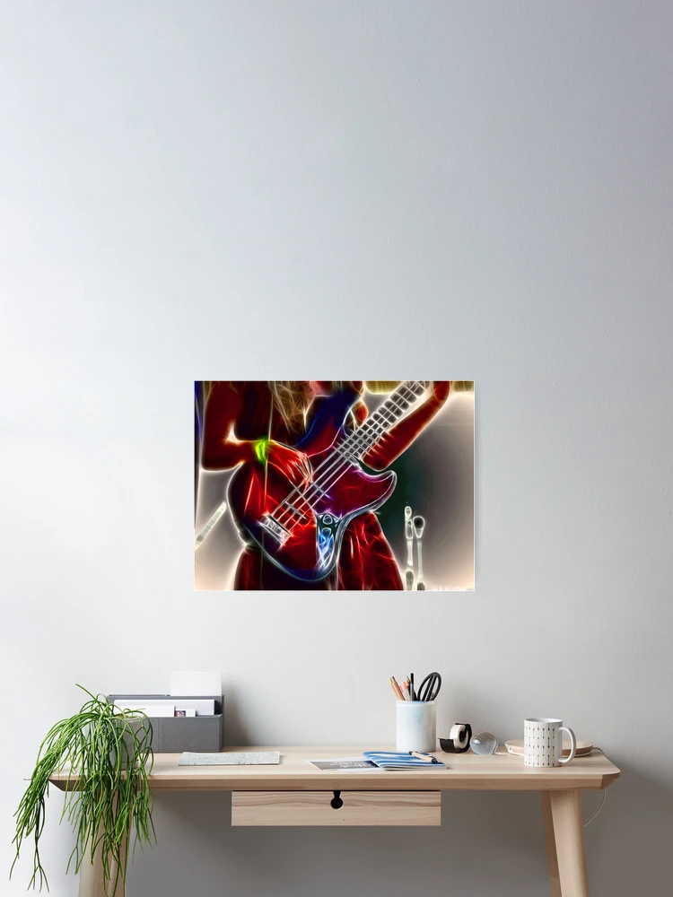 Thumbnail 2 of 3, Poster, She Rocks The Bass! designed and sold by shutterbug2010.