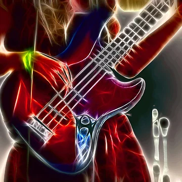 Artwork thumbnail, She Rocks The Bass! by shutterbug2010
