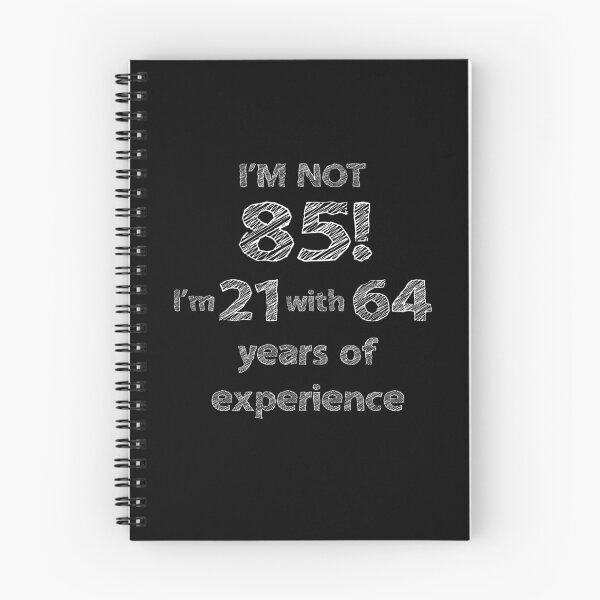 Item preview, I'm Not 85 I'm 21 with 64 Years of Experience Shirt Funny 85th Birthday T-Shirt Great Gift for Grandparent Short-Sleeve Jersey Tee  designed and sold by Panda Branda.