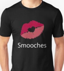 Smooches Kissing Lips Unisex T-Shirt