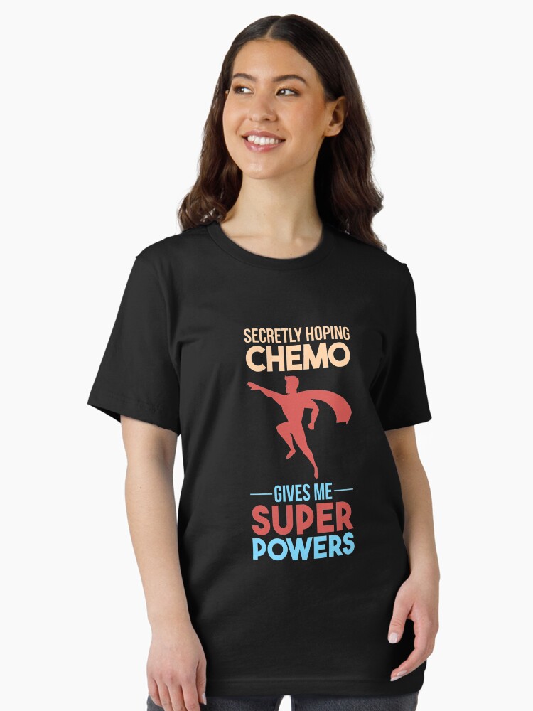 Thumbnail 2 von 7, Essential T-Shirt, Chemo Gives Me Superpowers - Cancer Fighting Gift designt und verkauft von yeoys.