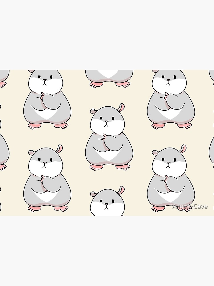Tam the Tiny Hamster, thinking face. by Angels-Cave
