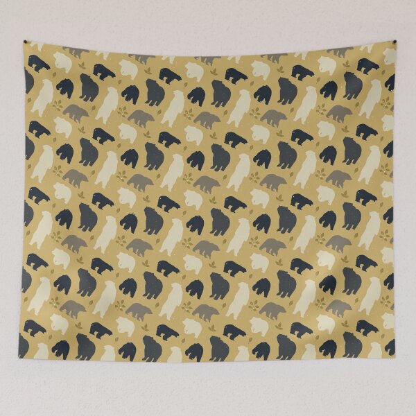 Item preview, Forest Bear Silhouette Pattern designed and sold by SchoomDesigns.