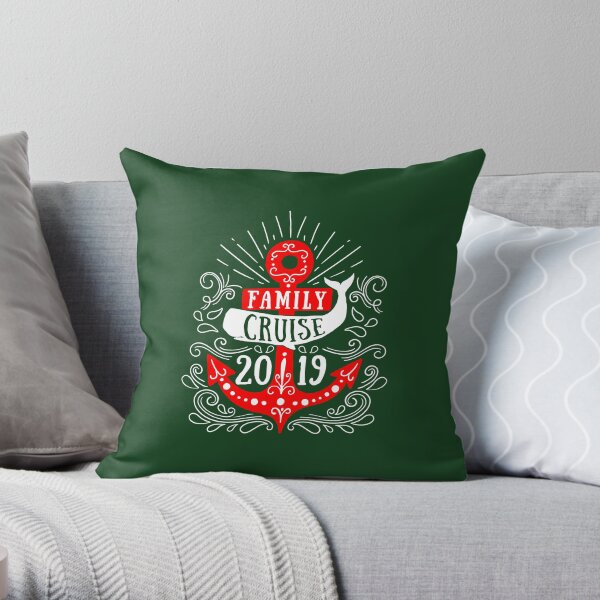 Cruise Shirt - Family Cruise 2019 - Cadeaux de vacances en groupe - T-shirt unisexe - Ancre chemise - T-shirts de réunion de famille - T-shirt croisière Coussin