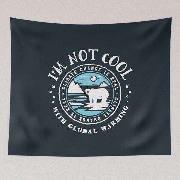 Item preview, Climate Change - I'm Not Cool With Global Warming Polar Bear designed and sold by Bangtees.