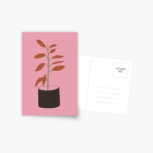 Rubber ficas Postcard