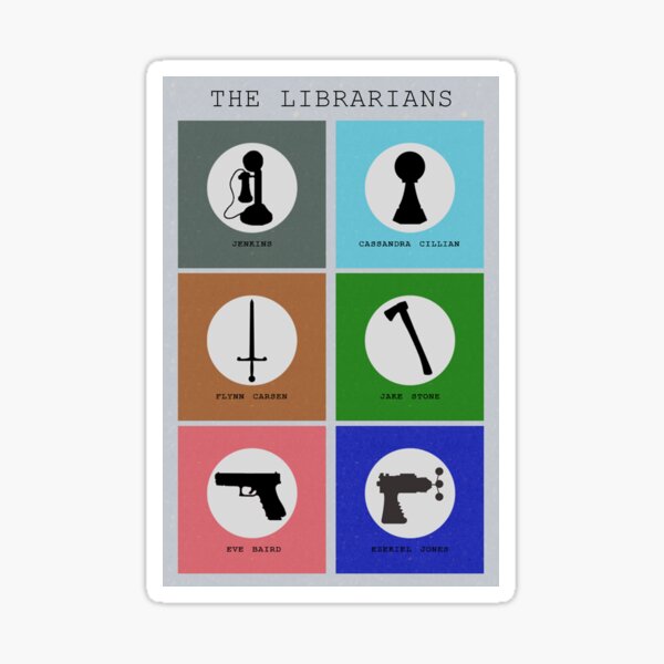 Artikel-Vorschau von (Bibliothekare) Die Bibliothekar-Icons-Zusammenstellung, designt und verkauft von sanzochan.